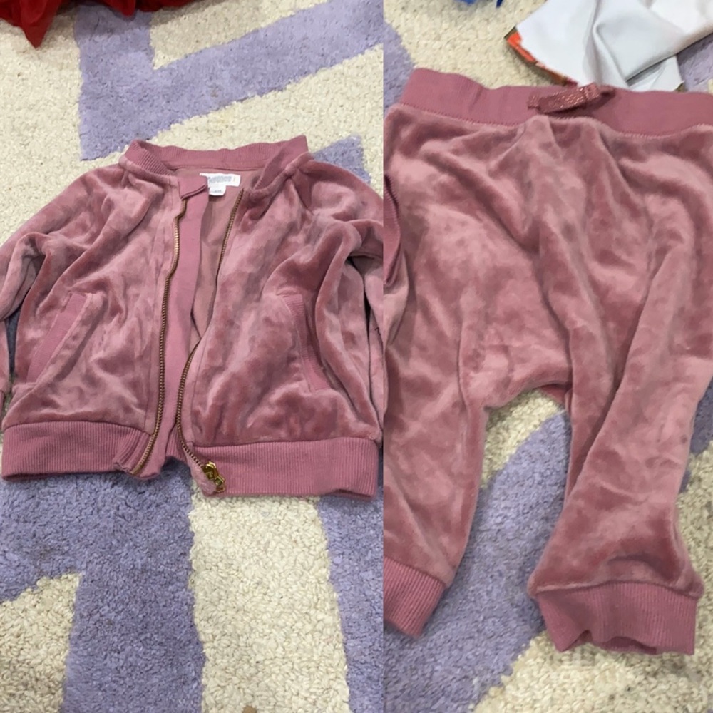 Gymboree Two piece velour suit